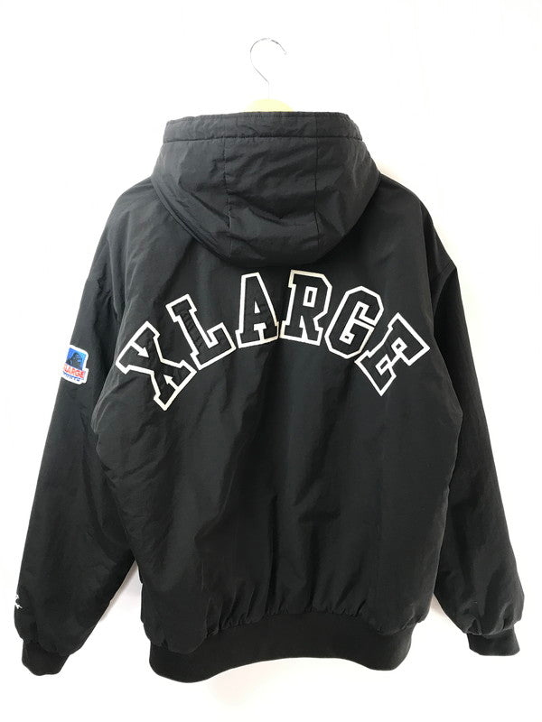 【中古品】【メンズ】 XLARGE エクストララージ NYLON PUFFER JACKET 101223021005 ナイロン パファージャケット アウター 142-260921-na-05-tagh サイズ：L カラー：ブラック 万代Net店