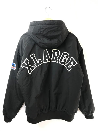 【中古品】【メンズ】 XLARGE エクストララージ NYLON PUFFER JACKET 101223021005 ナイロン パファージャケット アウター 142-260921-na-05-tagh サイズ：L カラー：ブラック 万代Net店