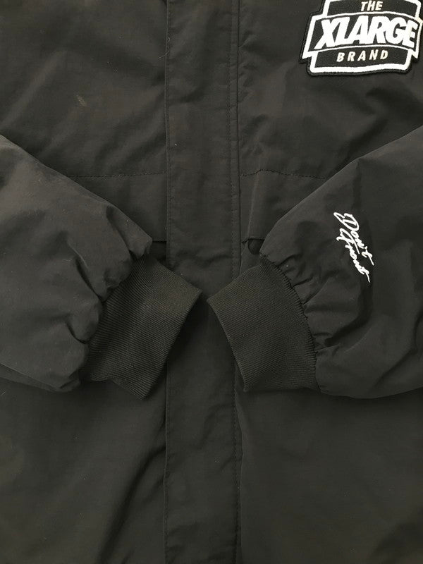 【中古品】【メンズ】 XLARGE エクストララージ NYLON PUFFER JACKET 101223021005 ナイロン パファージャケット アウター 142-260921-na-05-tagh サイズ：L カラー：ブラック 万代Net店
