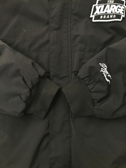 【中古品】【メンズ】 XLARGE エクストララージ NYLON PUFFER JACKET 101223021005 ナイロン パファージャケット アウター 142-260921-na-05-tagh サイズ：L カラー：ブラック 万代Net店