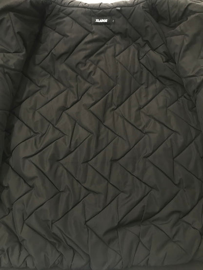 【中古品】【メンズ】 XLARGE エクストララージ NYLON PUFFER JACKET 101223021005 ナイロン パファージャケット アウター 142-260921-na-05-tagh サイズ：L カラー：ブラック 万代Net店