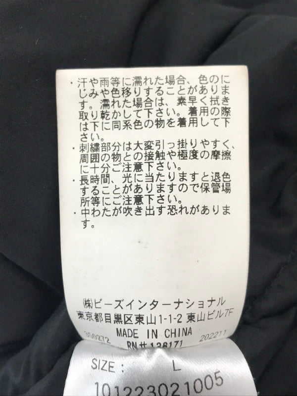 【中古品】【メンズ】 XLARGE エクストララージ NYLON PUFFER JACKET 101223021005 ナイロン パファージャケット アウター 142-260921-na-05-tagh サイズ：L カラー：ブラック 万代Net店