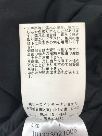 【中古品】【メンズ】 XLARGE エクストララージ NYLON PUFFER JACKET 101223021005 ナイロン パファージャケット アウター 142-260921-na-05-tagh サイズ：L カラー：ブラック 万代Net店