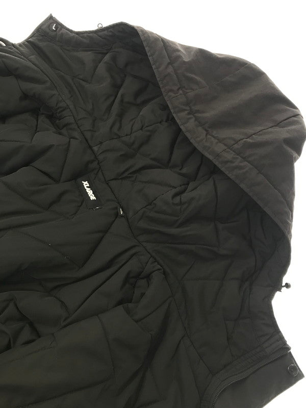 【中古品】【メンズ】 XLARGE エクストララージ NYLON PUFFER JACKET 101223021005 ナイロン パファージャケット アウター 142-260921-na-05-tagh サイズ：L カラー：ブラック 万代Net店