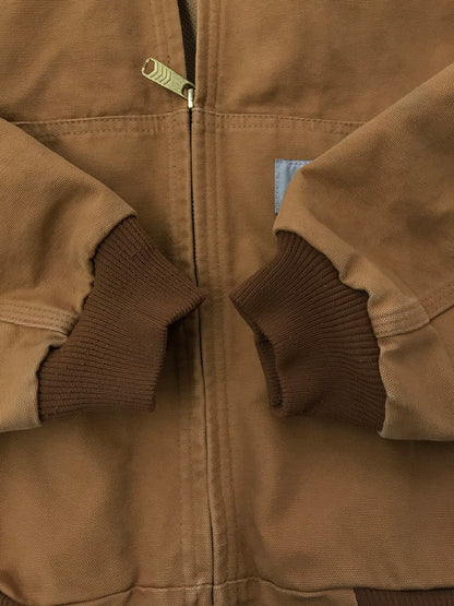 【中古品】【メンズ】 CARHARTT カーハート DUCK ACTIVE JACKET J131 ダック アクティブ ジャケット アウター 146-260921-na-02-tagh サイズ：L カラー：ブラウン 万代Net店