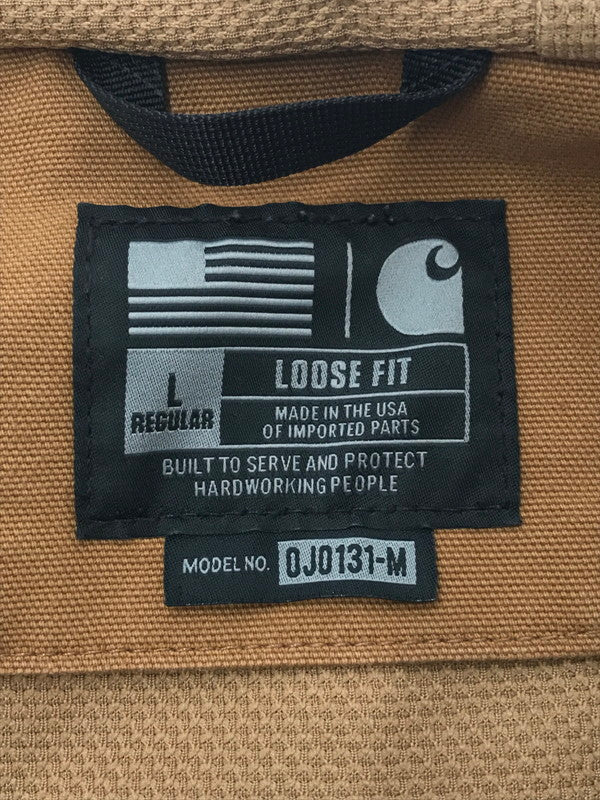 【中古品】【メンズ】 CARHARTT カーハート DUCK ACTIVE JACKET J131 ダック アクティブ ジャケット アウター 146-260921-na-02-tagh サイズ：L カラー：ブラウン 万代Net店