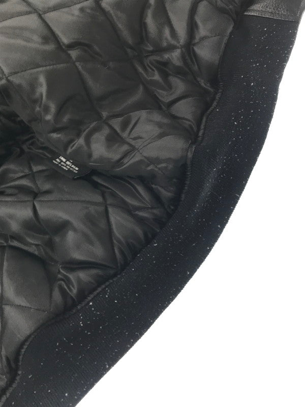 【現状渡し品】【メンズ】 PLAYERZ69 プレイヤーズ69 LETHER STUDIUM JACKET レザー スタジアム ジャケット スタジャン アウター 146-260921-na-03-tagh サイズ：XL カラー：ブラック 万代Net店