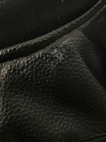 【現状渡し品】【メンズ】 PLAYERZ69 プレイヤーズ69 LETHER STUDIUM JACKET レザー スタジアム ジャケット スタジャン アウター 146-260921-na-03-tagh サイズ：XL カラー：ブラック 万代Net店