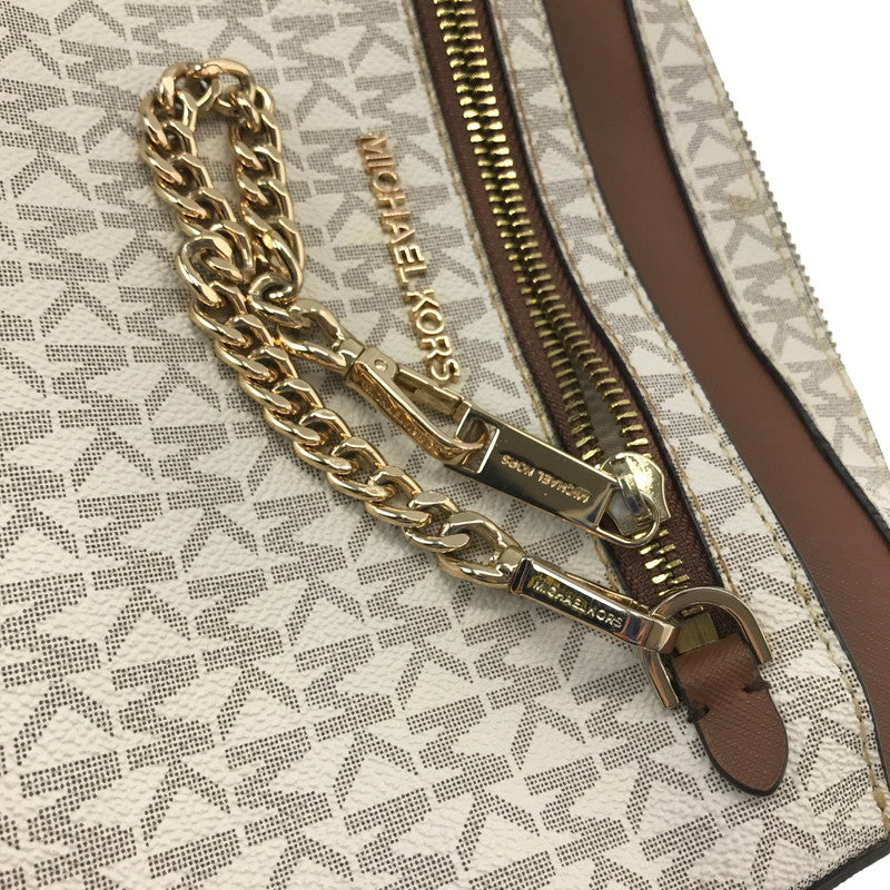 【中古品】【レディース】 MICHAEL KORS マイケルコース 35S1GTTC9B JET SET ITEM LG EW ZP CHAIN XBODY カバン 188-260923-rt-14-tagh カラー：ホワイト 万代Net店