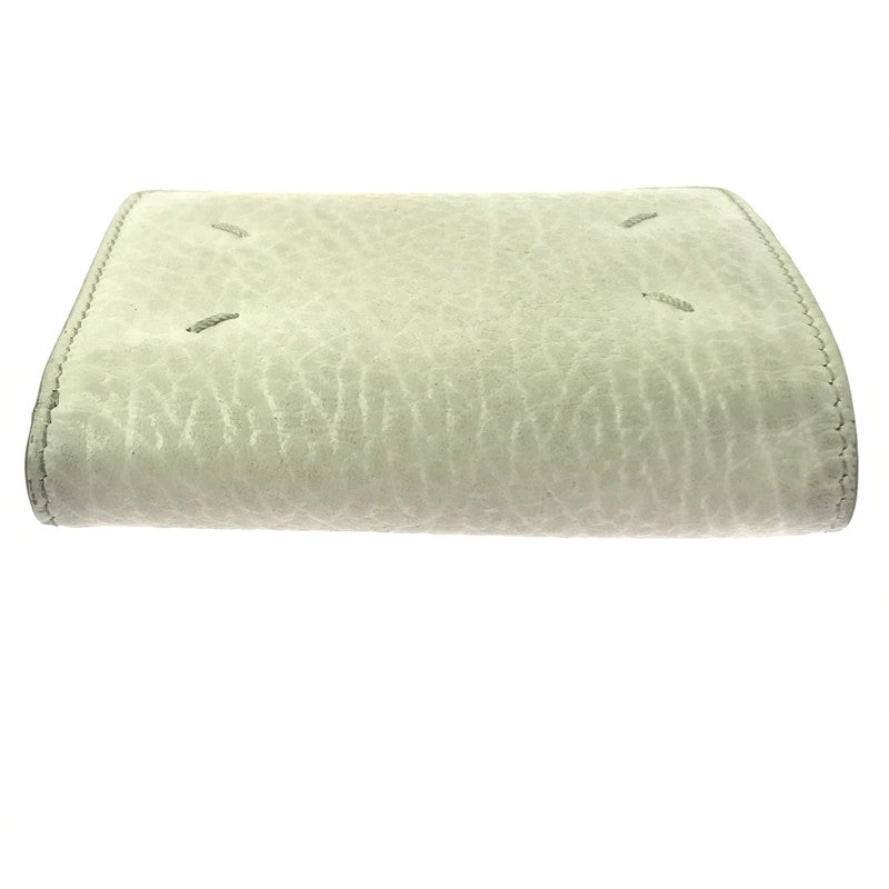 【現状渡し品】【メンズ】 MAISON MARGIELA メゾン マルジェラ FOUR STITCHES BI-FOLD WALLET S56UI0140 P4455 フォーステッチ バイフォールド ウォレット 二つ折り財布 181-261013-na-21-tagh カラー：ホワイト 万代Net店