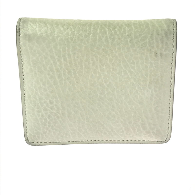 【現状渡し品】【メンズ】 MAISON MARGIELA メゾン マルジェラ FOUR STITCHES BI-FOLD WALLET S56UI0140 P4455 フォーステッチ バイフォールド ウォレット 二つ折り財布 181-261013-na-21-tagh カラー：ホワイト 万代Net店