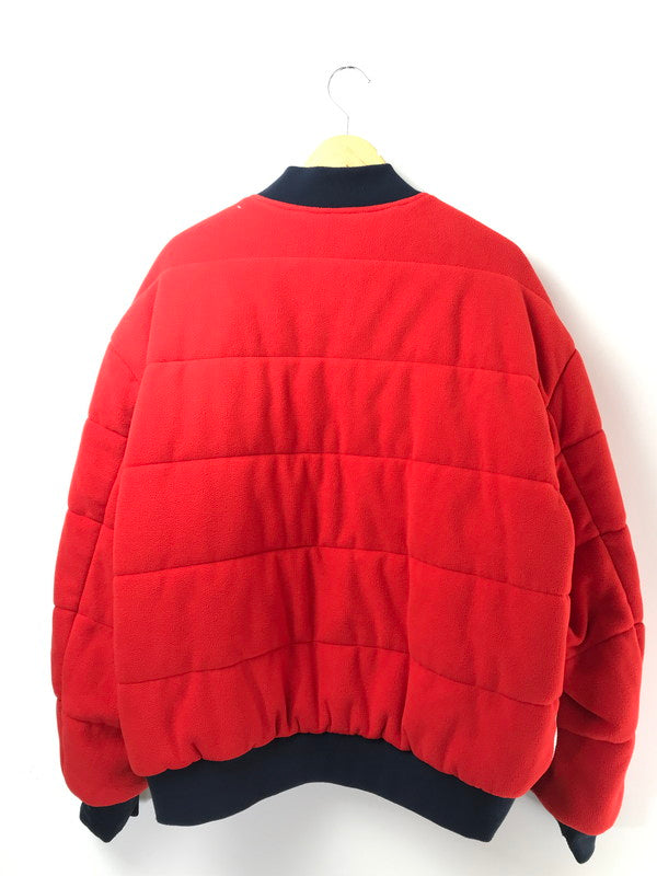 【中古品】【メンズ】 TOMMY JEANS トミージーンズ REVERSIBLE BOMBER JACKET DM0DM11727 リバーシブル ボンバージャケット アウター 147-260921-na-04-tagh サイズ：XL カラー：ネイビー/レッド 万代Net店
