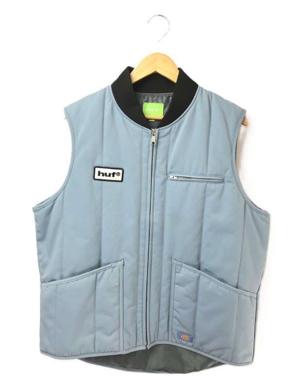 【中古品】【メンズ】 HUF ハフ × DICKIES ディッキーズ INSULATED VEST ベスト ライトアウター 142-260919-na-12-tagh サイズ：L カラー：ライトブルー 万代Net店