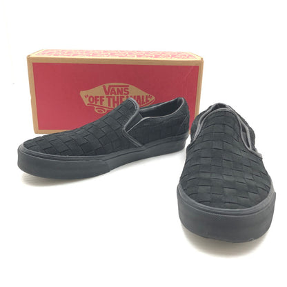 【中古品】【メンズ】 VANS バンズ CLASSIC SLIP-ON BLACK VN000Z7ABKA クラシック スリッポン スニーカー 靴 162-260919-rt-04-tagh サイズ：26.5cm US8.5 カラー：ブラック 万代Net店