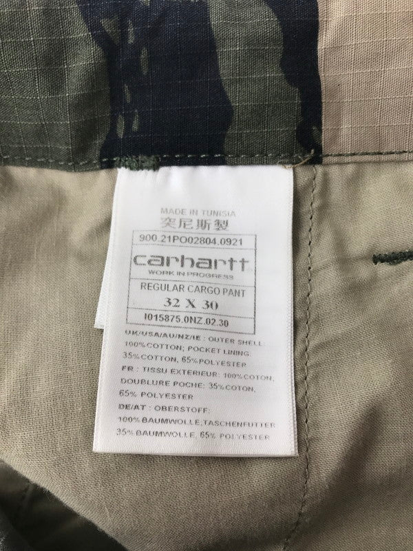 【中古品】【メンズ】 CARHARTT WIP カーハート ダブリューアイピー REGULAR CARGO PANT IO15875 レギュラー カーゴパンツ ボトムス 157-260920-na-23-tagh サイズ：32×30 カラー：カモ 万代Net店