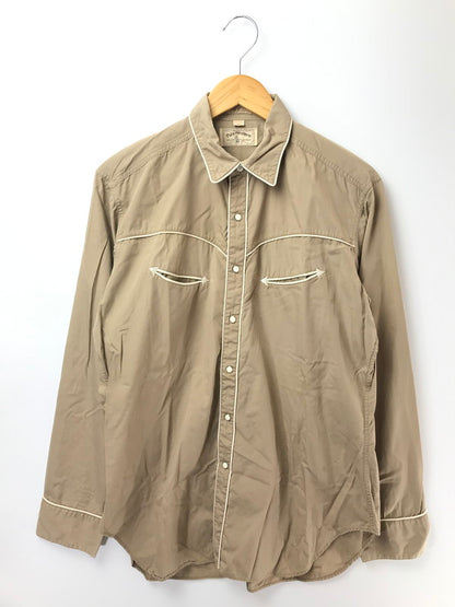 【中古品】【メンズ】 POLO RALPH LAUREN ポロ・ラルフローレン POLO WESTERN ポロウエスタン WESTERN SHIRT ウエスタンシャツ 長袖シャツ 146-260919-na-06-tagh サイズ：L カラー：ベージュ 万代Net店