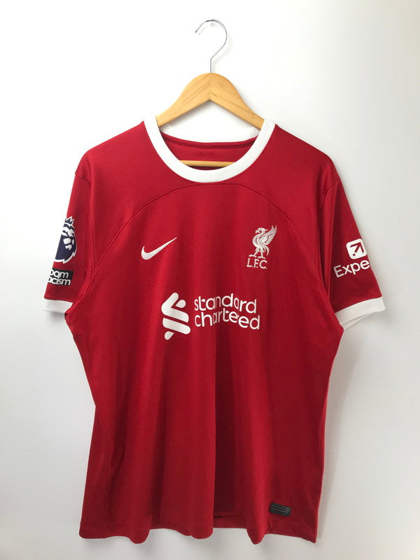 【中古品】【メンズ】 NIKE ナイキ LIVERPOOL TEE DX2692-688 リヴァプール Tシャツ ユニフォーム 148-260919-na-03-tagh サイズ：XL カラー：レッド 万代Net店