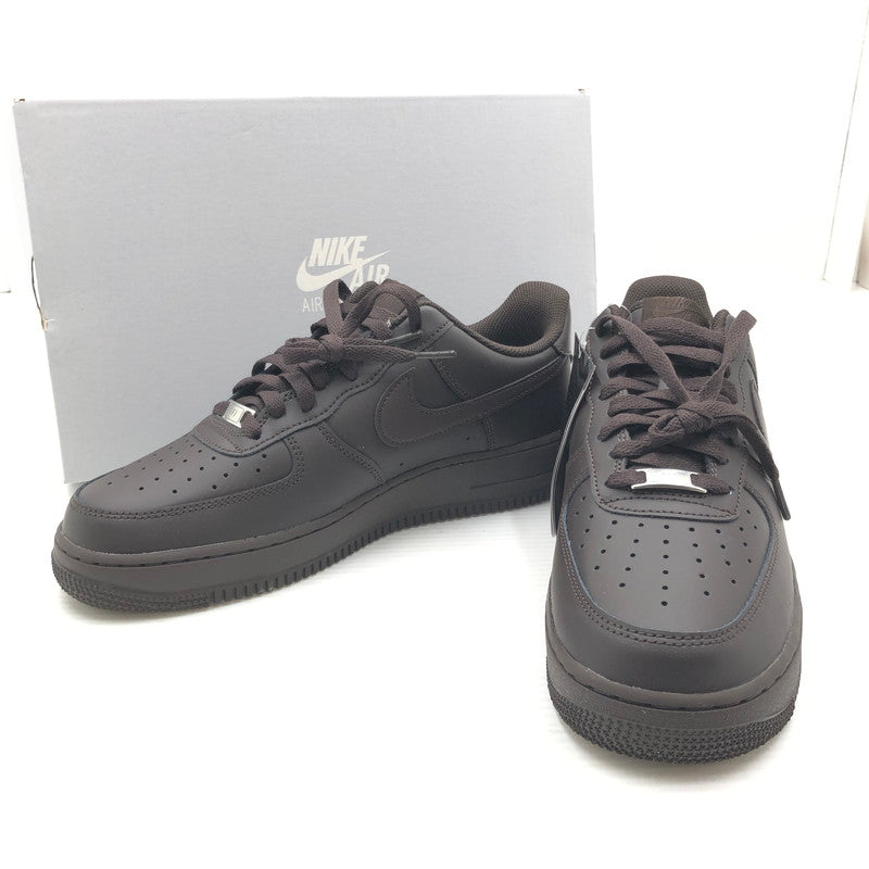 【中古美品】【メンズ】 NIKE ナイキ AIR FORCE 1 LOW '07 VELVET BROWN IH1698-200 エア フォース 1 ロー 07 スニーカー 靴 160-260919-rt-03-tagh サイズ：27cm US9 カラー：VELVET BROWN/VELVET BROWN 万代Net店