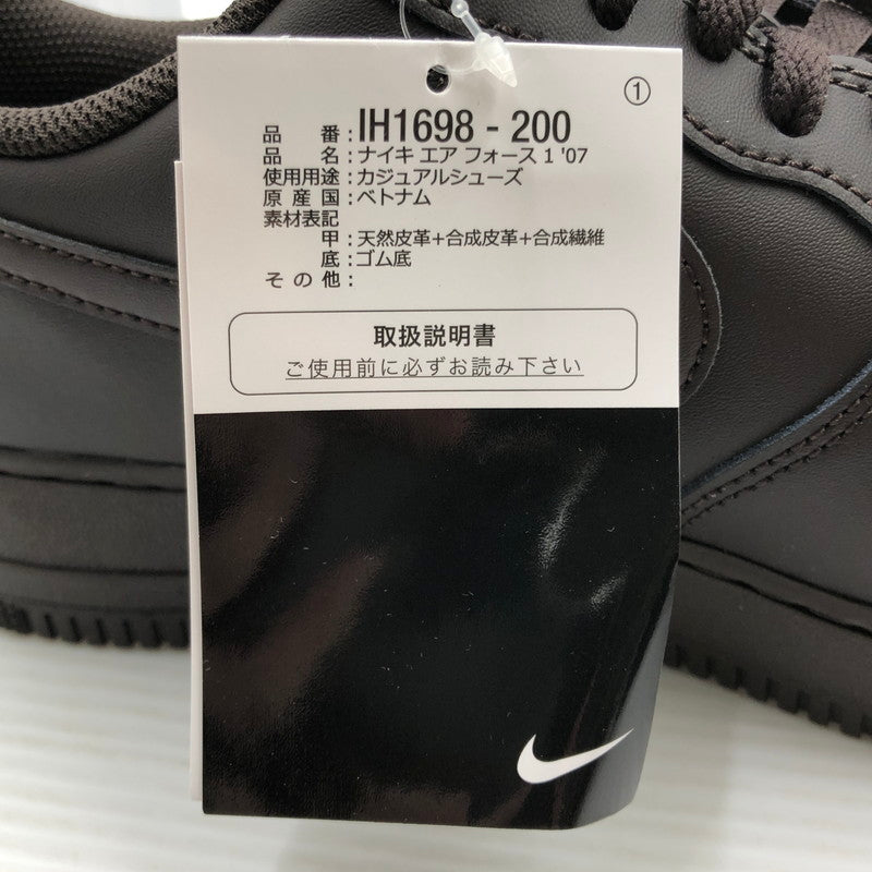 【中古美品】【メンズ】 NIKE ナイキ AIR FORCE 1 LOW '07 VELVET BROWN IH1698-200 エア フォース 1 ロー 07 スニーカー 靴 160-260919-rt-03-tagh サイズ：27cm US9 カラー：VELVET BROWN/VELVET BROWN 万代Net店