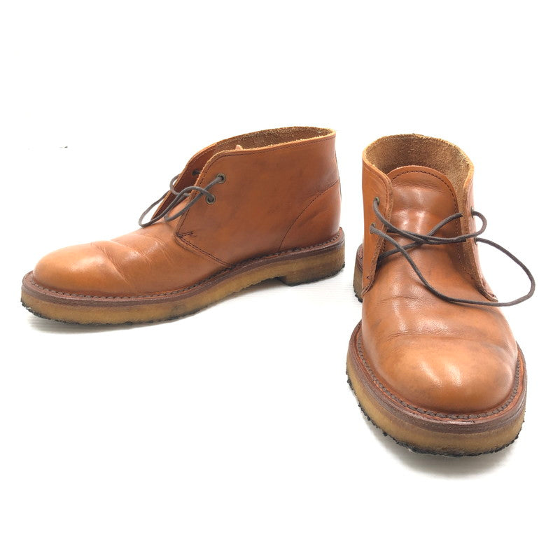 【中古品】【メンズ】 REGAL リーガル CHUKKA BOOTS BROWN 52UR チャッカ ブーツ 靴 164-260919-rt-20-tagh サイズ：24.5 カラー：ブラウン 万代Net店