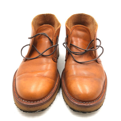 【中古品】【メンズ】 REGAL リーガル CHUKKA BOOTS BROWN 52UR チャッカ ブーツ 靴 164-260919-rt-20-tagh サイズ：24.5 カラー：ブラウン 万代Net店