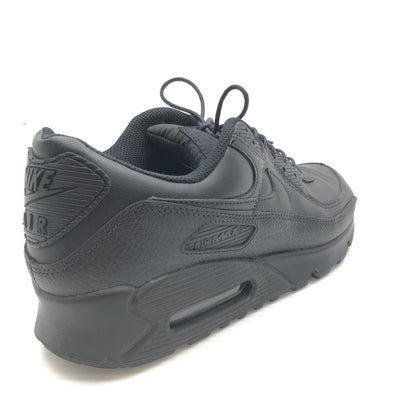 【中古品】【メンズ】 NIKE ナイキ AIR MAX 90 LTR BLACK CZ5594-001 エア マックス レザー スニーカー 靴 160-260919-rt-16-tagh サイズ：26.5cm US8.5 カラー：BLACK/BLACK-BLACK 万代Net店
