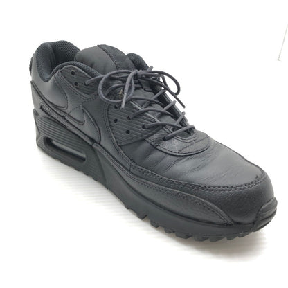 【中古品】【メンズ】 NIKE ナイキ AIR MAX 90 LTR BLACK CZ5594-001 エア マックス レザー スニーカー 靴 160-260919-rt-16-tagh サイズ：26.5cm US8.5 カラー：BLACK/BLACK-BLACK 万代Net店