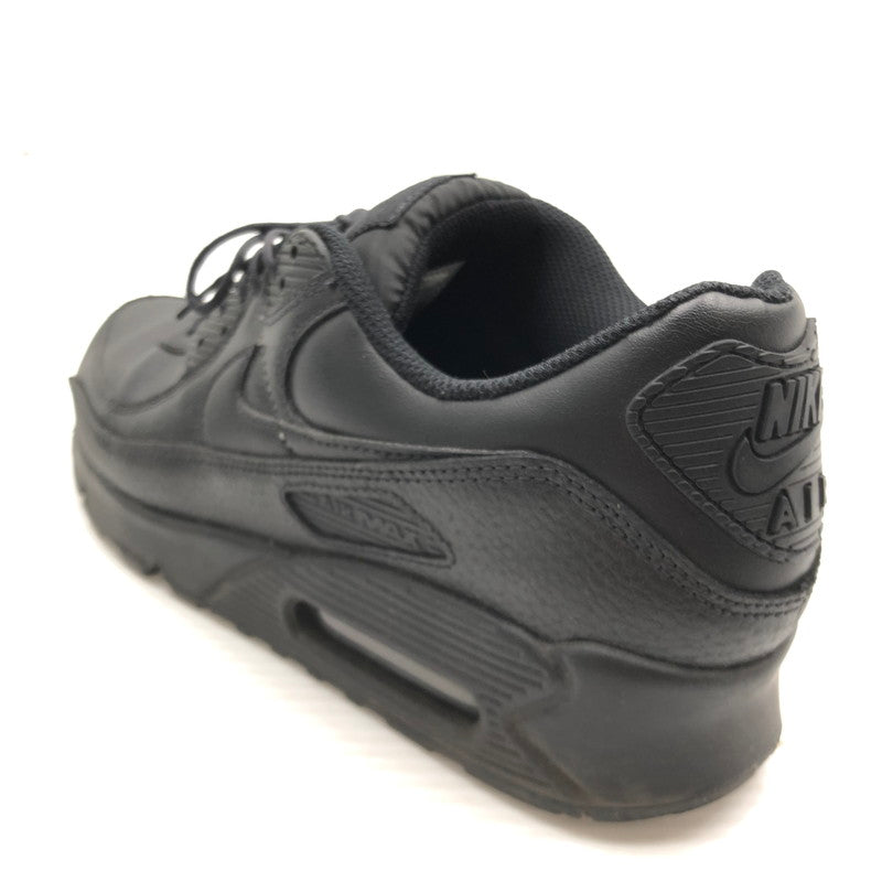 【中古品】【メンズ】 NIKE ナイキ AIR MAX 90 LTR BLACK CZ5594-001 エア マックス レザー スニーカー 靴 160-260919-rt-16-tagh サイズ：26.5cm US8.5 カラー：BLACK/BLACK-BLACK 万代Net店
