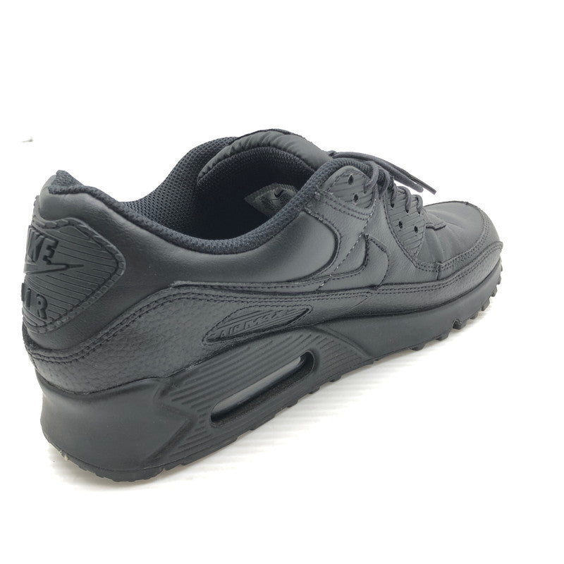 【中古品】【メンズ】 NIKE ナイキ AIR MAX 90 LTR BLACK CZ5594-001 エア マックス レザー スニーカー 靴 160-260919-rt-16-tagh サイズ：26.5cm US8.5 カラー：BLACK/BLACK-BLACK 万代Net店