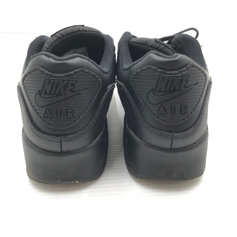 【中古品】【メンズ】 NIKE ナイキ AIR MAX 90 LTR BLACK CZ5594-001 エア マックス レザー スニーカー 靴 160-260919-rt-16-tagh サイズ：26.5cm US8.5 カラー：BLACK/BLACK-BLACK 万代Net店