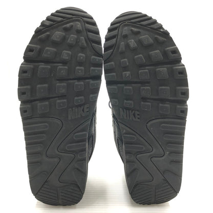 【中古品】【メンズ】 NIKE ナイキ AIR MAX 90 LTR BLACK CZ5594-001 エア マックス レザー スニーカー 靴 160-260919-rt-16-tagh サイズ：26.5cm US8.5 カラー：BLACK/BLACK-BLACK 万代Net店