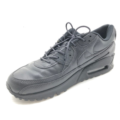 【中古品】【メンズ】 NIKE ナイキ AIR MAX 90 LTR BLACK CZ5594-001 エア マックス レザー スニーカー 靴 160-260919-rt-16-tagh サイズ：26.5cm US8.5 カラー：BLACK/BLACK-BLACK 万代Net店