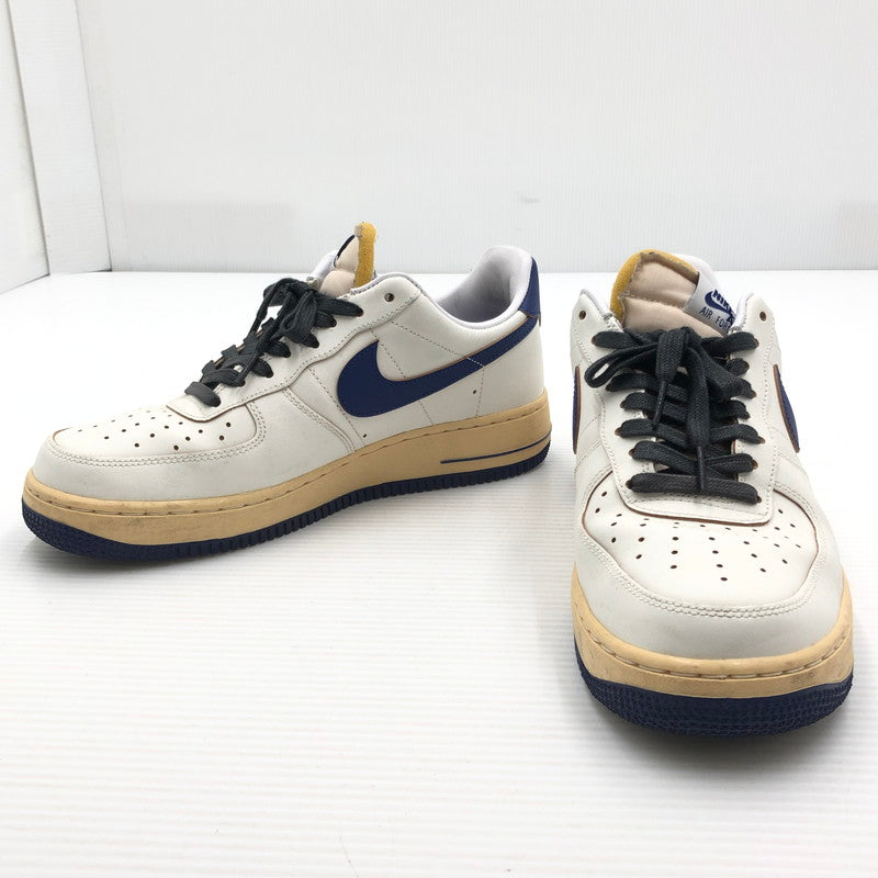 【中古品】【メンズ】 NIKE ナイキ WOMEN'S AIR FORCE 1 '07 BLUE WHITE FQ8103-133 ウィメンズ エア フォース 1 スニーカー 靴 160-260919-rt-09-tagh サイズ：27cm US9 カラー：SAIL/DEEP ROYAL BLUE 万代Net店
