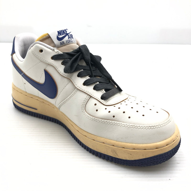 【中古品】【メンズ】 NIKE ナイキ WOMEN'S AIR FORCE 1 '07 BLUE WHITE FQ8103-133 ウィメンズ エア フォース 1 スニーカー 靴 160-260919-rt-09-tagh サイズ：27cm US9 カラー：SAIL/DEEP ROYAL BLUE 万代Net店