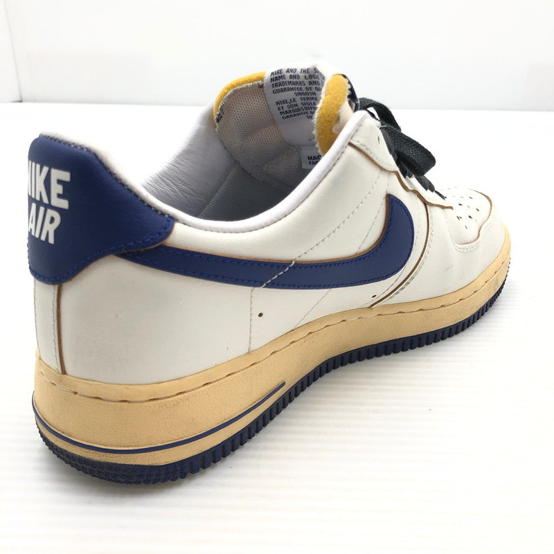 【中古品】【メンズ】 NIKE ナイキ WOMEN'S AIR FORCE 1 '07 BLUE WHITE FQ8103-133 ウィメンズ エア フォース 1 スニーカー 靴 160-260919-rt-09-tagh サイズ：27cm US9 カラー：SAIL/DEEP ROYAL BLUE 万代Net店