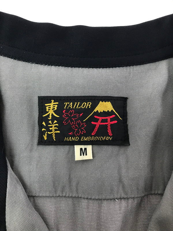 【中古美品】【メンズ】 TAILOR TOYO テーラー東洋 SUKA SHIRT JAPAN MAP TT39699 ボーリングシャツ 半袖シャツ 145-260920-na-05-tagh サイズ：M カラー：グレー 万代Net店