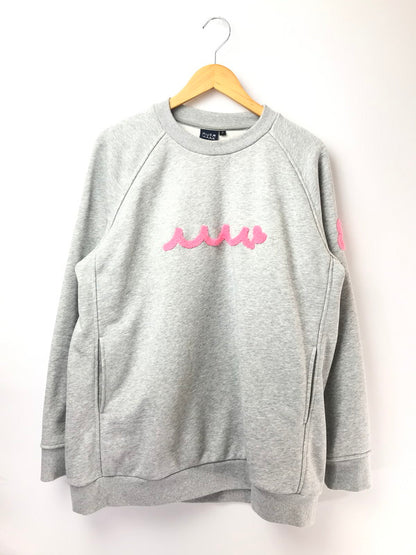 【中古品】【メンズ】 MUTA MARINE ムータ マリン LOGO CREWNECK SWEATSHIRT YMMG-250405 ロゴ クルーネック スウェットシャツ トレーナー 140-260919-na-07-tagh サイズ：7 カラー：グレー 万代Net店