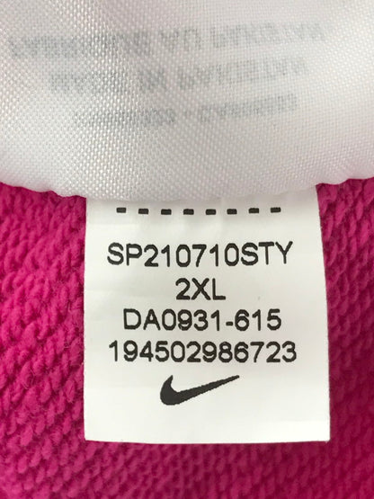 【中古品】【メンズ】 NIKE ナイキ SPORTSWEAR PULLOVER FRENCH TERRY HOODIE DA0931-615 プルオーバーパーカー 148-260919-na-19-tagh サイズ：XXL カラー：ピンク 万代Net店