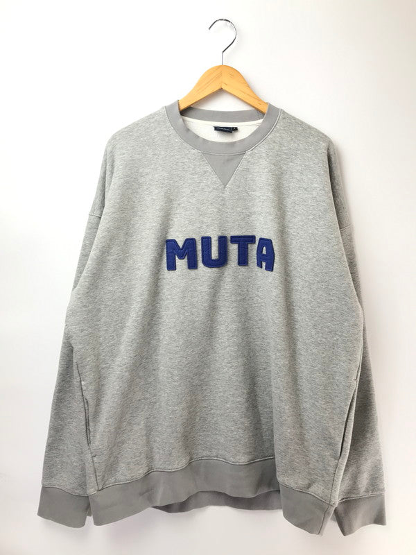 【中古品】【メンズ】 MUTA MARINE ムータ マリン CREWNECK SWEATSHIRT YMMY-230242 クルーネック スウェットシャツ トレーナー 140-260919-na-08-tagh サイズ：8 カラー：グレー 万代Net店
