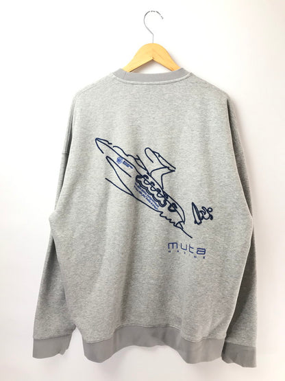 【中古品】【メンズ】 MUTA MARINE ムータ マリン CREWNECK SWEATSHIRT YMMY-230242 クルーネック スウェットシャツ トレーナー 140-260919-na-08-tagh サイズ：8 カラー：グレー 万代Net店