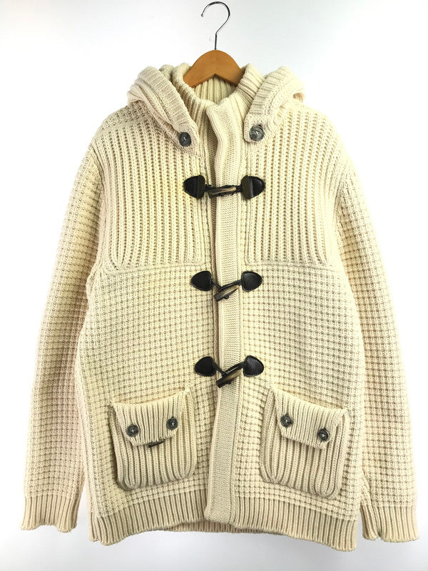 【中古品】【メンズ】 BARK バーク KNIT DUFFEL COAT 001316178-0006 ニット ダッフル コート アウター 141-261027-ty-12-tagh サイズ：XL カラー：ホワイト 万代Net店