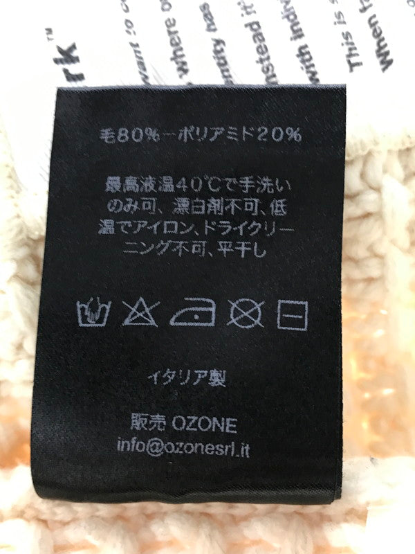 【中古品】【メンズ】 BARK バーク KNIT DUFFEL COAT 001316178-0006 ニット ダッフル コート アウター 141-261027-ty-12-tagh サイズ：XL カラー：ホワイト 万代Net店