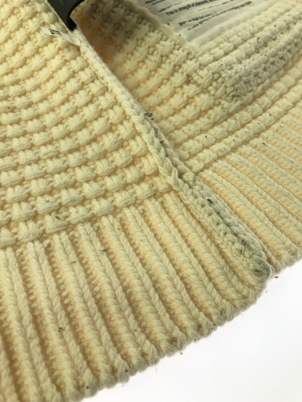 【中古品】【メンズ】 BARK バーク KNIT DUFFEL COAT 001316178-0006 ニット ダッフル コート アウター 141-261027-ty-12-tagh サイズ：XL カラー：ホワイト 万代Net店