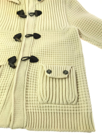 【中古品】【メンズ】 BARK バーク KNIT DUFFEL COAT 001316178-0006 ニット ダッフル コート アウター 141-261027-ty-12-tagh サイズ：XL カラー：ホワイト 万代Net店