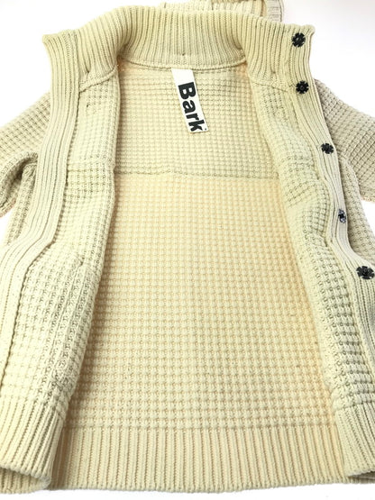 【中古品】【メンズ】 BARK バーク KNIT DUFFEL COAT 001316178-0006 ニット ダッフル コート アウター 141-261027-ty-12-tagh サイズ：XL カラー：ホワイト 万代Net店