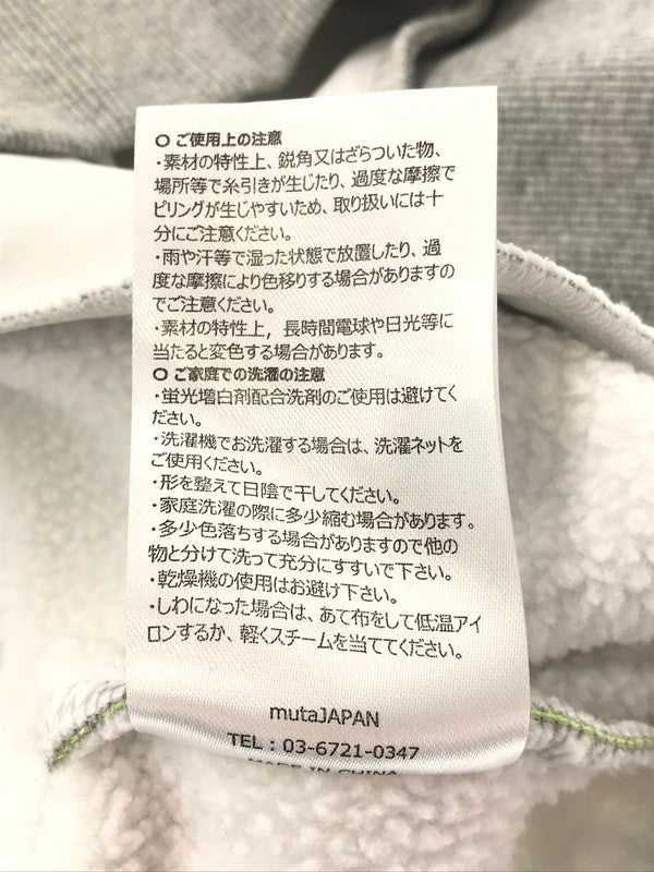 【中古品】【メンズ】 MUTA MARINE ムータ マリン WAPPEN HOODIE YMMX-230246 フーディー プルオーバーパーカー 140-260919-na-15-tagh カラー：グレー 万代Net店