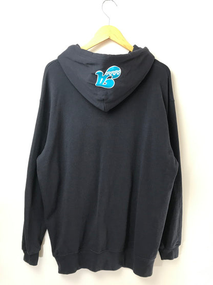 【中古品】【メンズ】 MUTA MARINE ムータ マリン × ACANTHUS アカンサス COLLEGE LOGO HOODED SWEATSHIRT MMAC-443168 カレッジ ロゴ フーデッド スウェットシャツ パーカー 140-260919-na-16-tagh サイズ：8 カラー：ネイビー 万代Net店