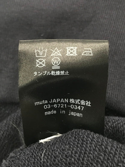 【中古品】【メンズ】 MUTA MARINE ムータ マリン × ACANTHUS アカンサス COLLEGE LOGO HOODED SWEATSHIRT MMAC-443168 カレッジ ロゴ フーデッド スウェットシャツ パーカー 140-260919-na-16-tagh サイズ：8 カラー：ネイビー 万代Net店