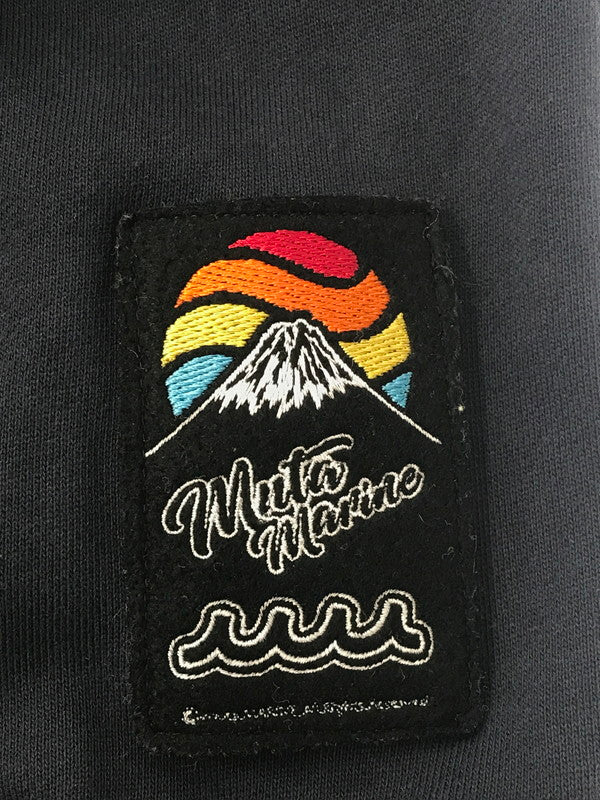 【中古品】【メンズ】 MUTA MARINE ムータ マリン × ACANTHUS アカンサス COLLEGE LOGO HOODED SWEATSHIRT MMAC-443168 カレッジ ロゴ フーデッド スウェットシャツ パーカー 140-260919-na-16-tagh サイズ：8 カラー：ネイビー 万代Net店