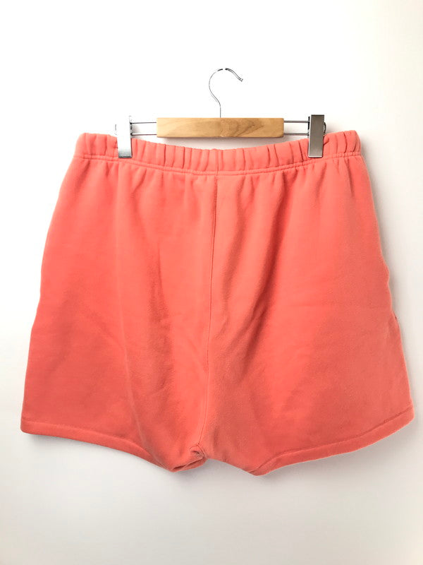 【現状渡し品】【メンズ】 FOG ESSENTIALS フィアオブゴッド SWEAT HALF SHORTS スウェット ハーフパンツ ボトムス 153-260919-na-20-tagh サイズ：L カラー：コーラル 万代Net店